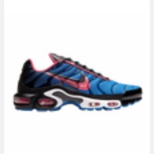Nike pink blue white and black sneakers